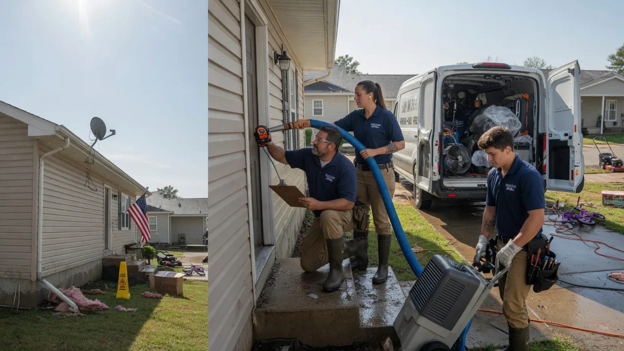 Ceiling Water Damage Restoration in Pierce City, MO near me